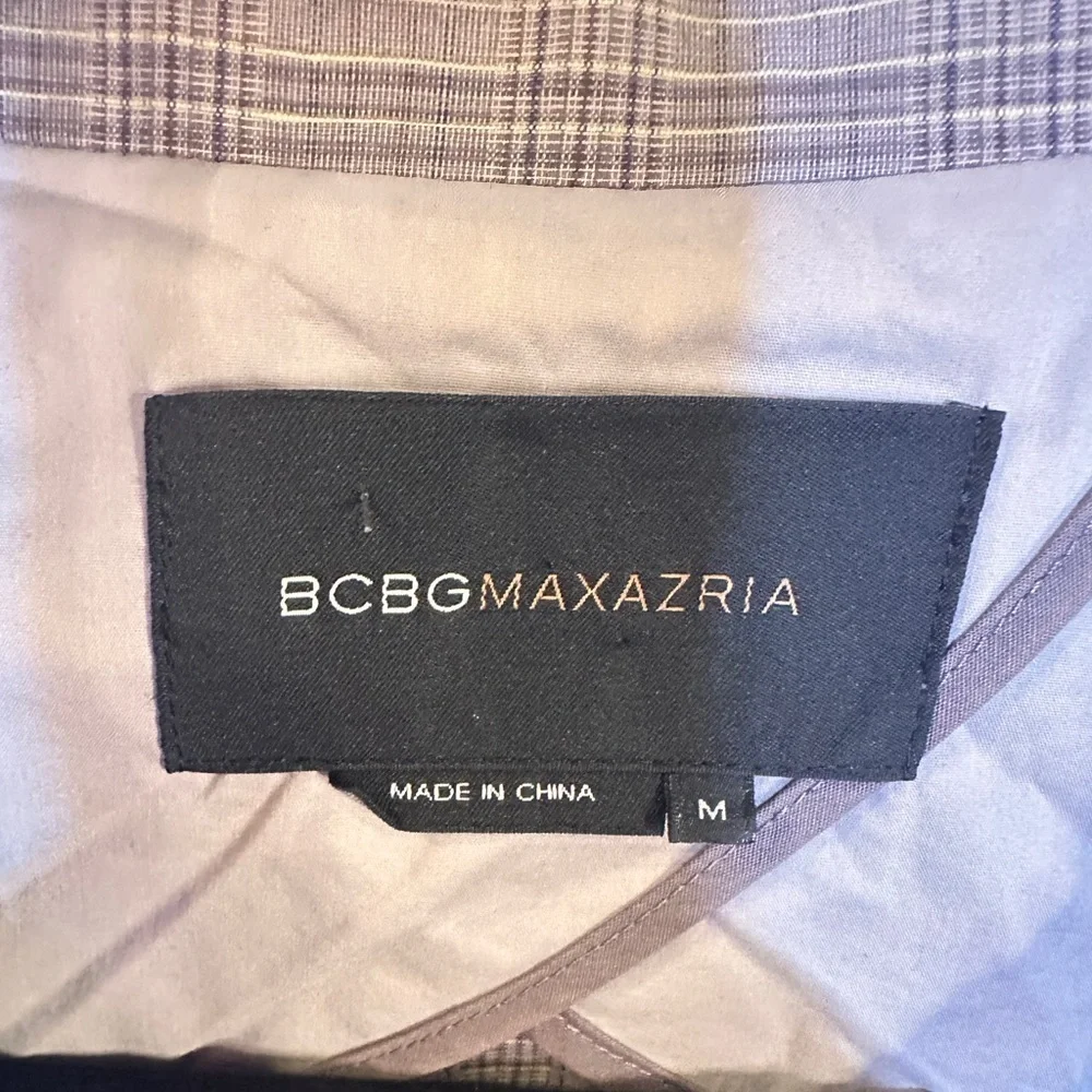 BCBGMAXAZRIA Classic Plaid Blazer Size Medium